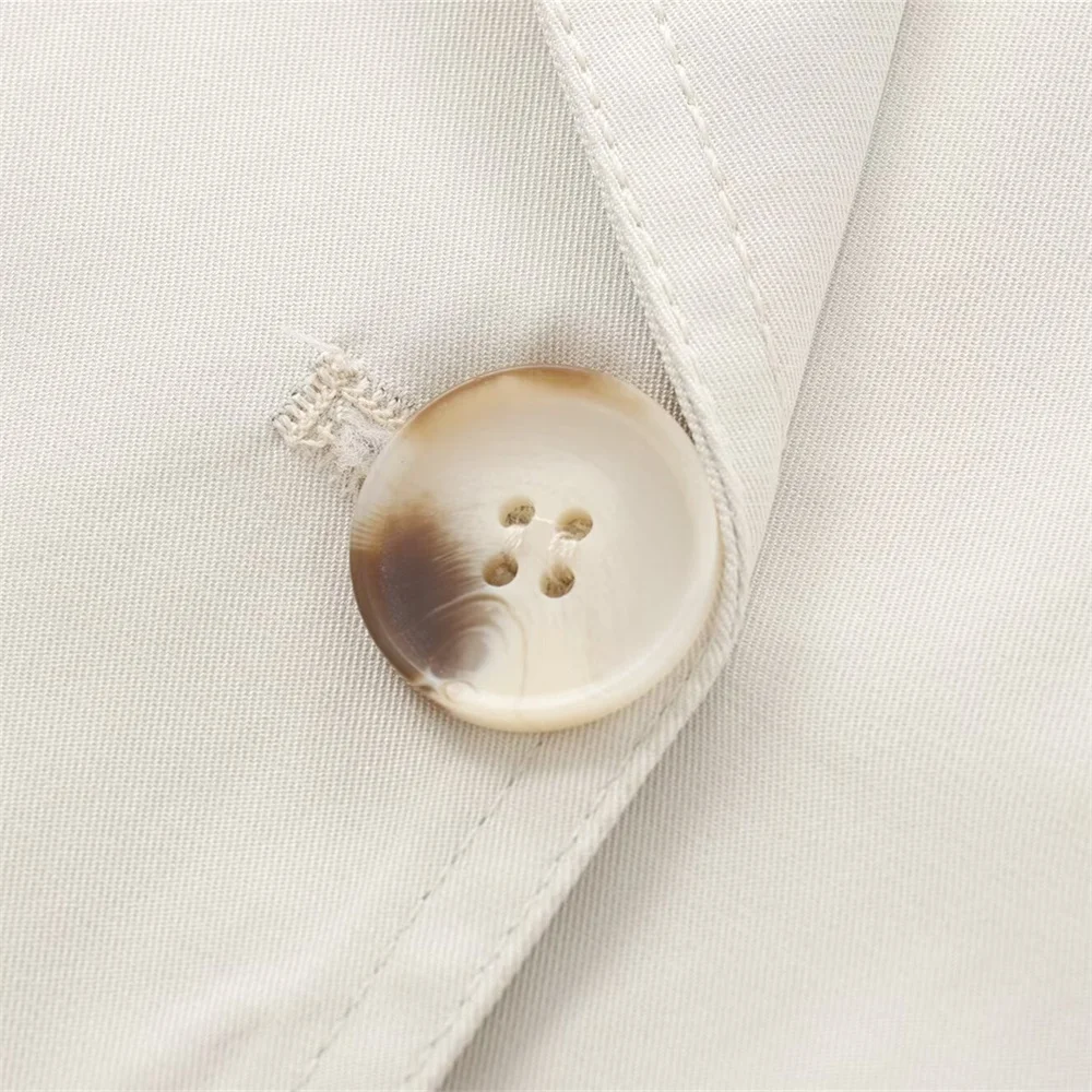 Autunno Nuovo stile europeo e americano Cappotto giacca a vento con colletto ribaltabile Smart Commuter in stile britannico