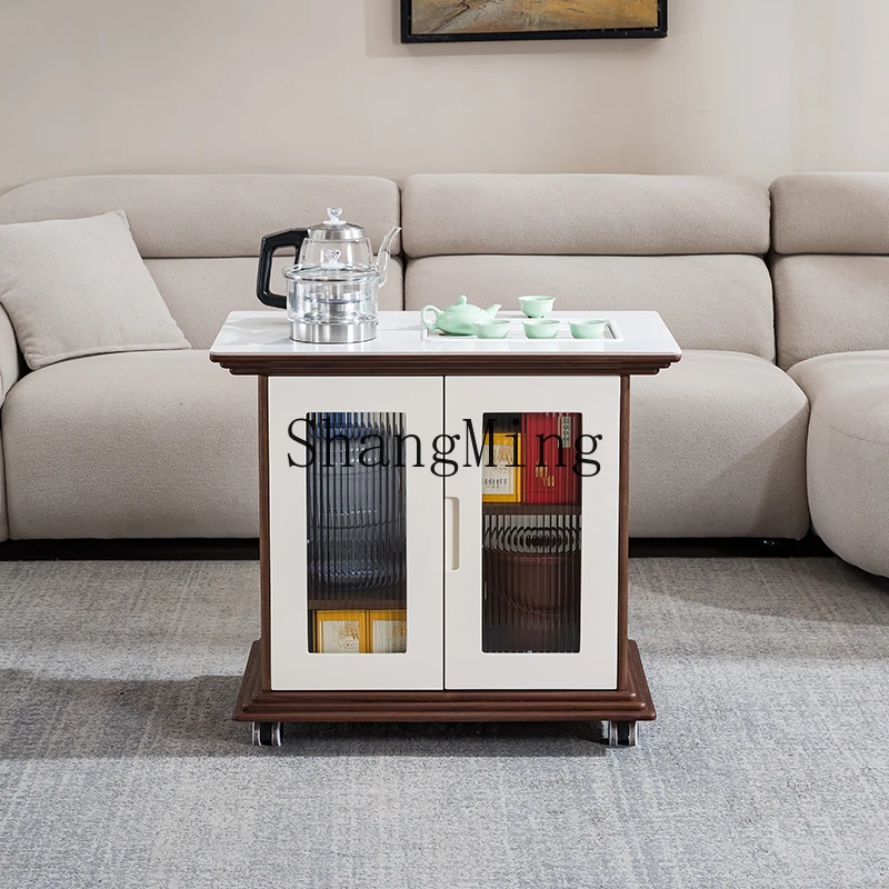 

LXY new tea table small apartment living room mobile can make tea side table