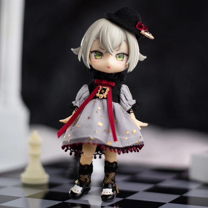 Set di vestiti per bambole OB11 Set di cappelli in maglia di mago nero carino Set di accessori per bambole per OB11 GSC YMY P9 1/2 bjd Doll