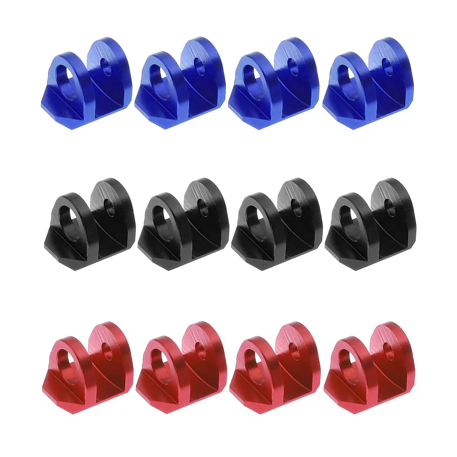 

4 Pieces Shock Cap Protector Metal Replacement Compatible Shock Absorber Protection Cover for 1/18 4WD Granite 380