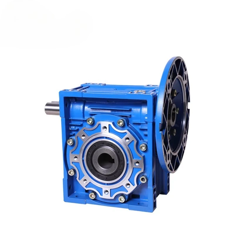 RV Series VS30 Mini Worm Gear Reducer 5-80 Ratio 0.06-0.18kw Durable Aluminum Alloy Housing, High Durability