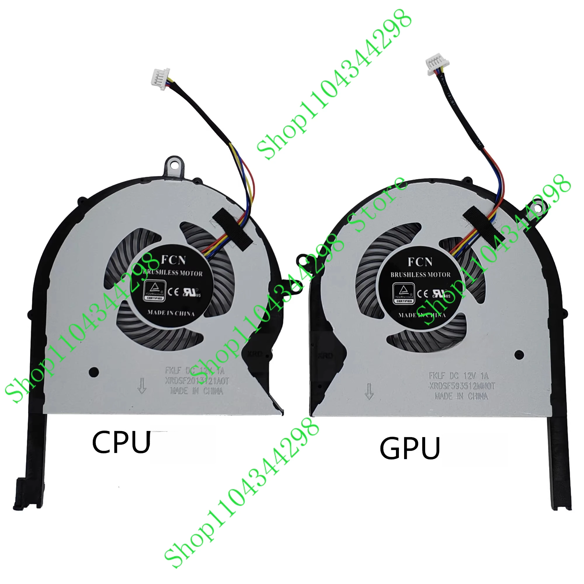 

DB New Laptop CPU GPU Cooling Fan For ASUS GL503G GL503GE GL703GE PX703GE GL703