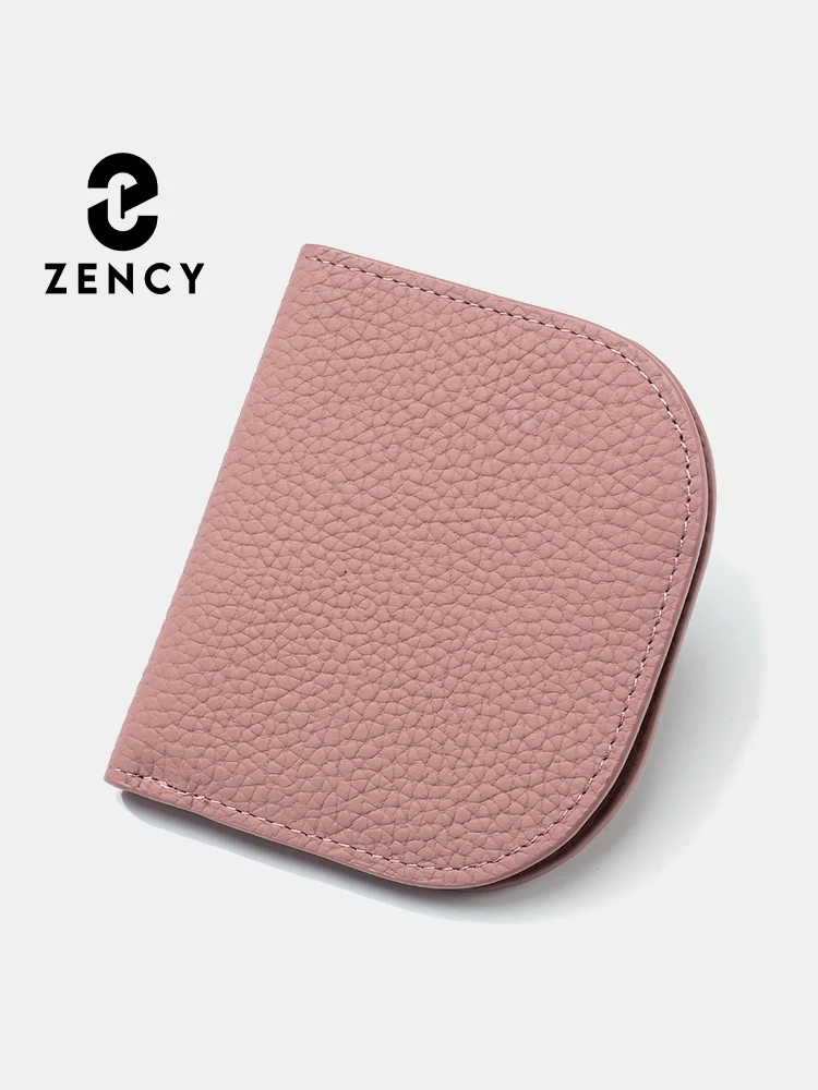 Portfel damski Zency z prawdziwej skóry, wysokiej jakości, wielofunkcyjny, etui na karty kredytowe, portmonetka na monety, modna torebka na pieniądze, etui na dokumenty.
