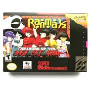 Ranma 1/2 Treasure of the Red Cat Gang game cartridge For snes ntsc pal video game