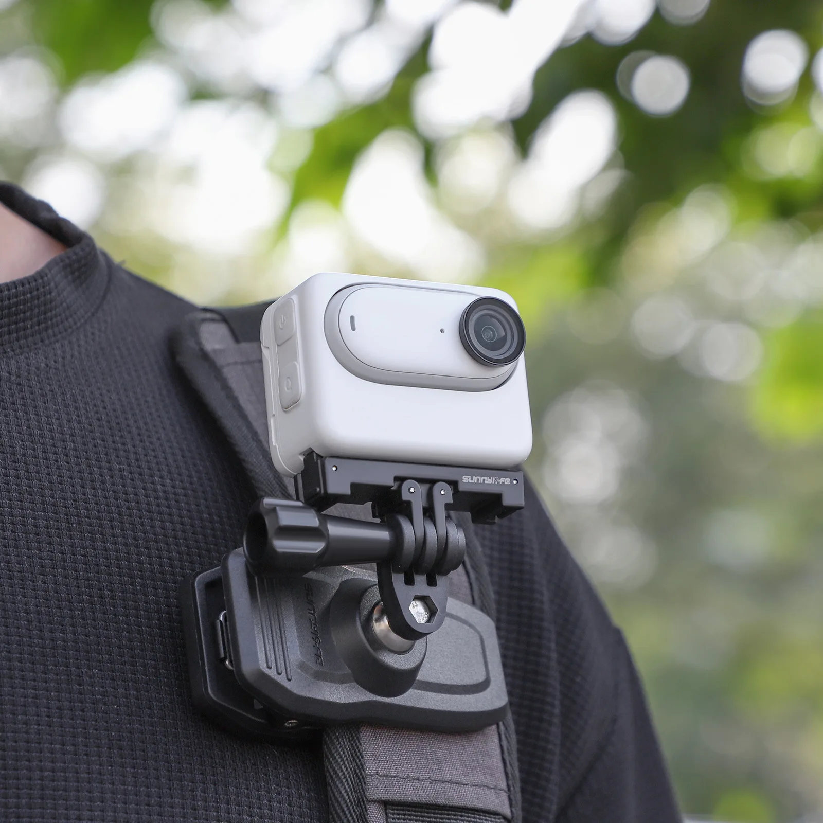 Sunnylife Insta360 GO 3S Adattatore magnetico a sgancio rapido – Supporto rapido e piastra di estensione per accessorio fotocamera GO 3