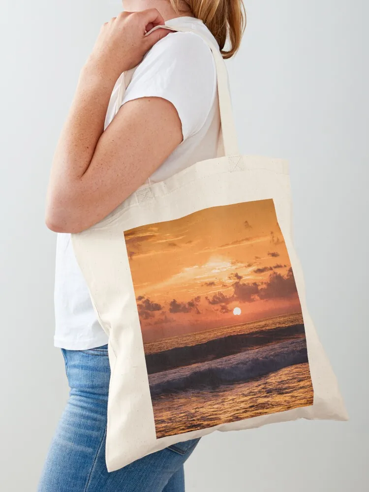 

Beach sunset Tote Bag custom bags Women's shopping bag reusable grocery bags Handbags