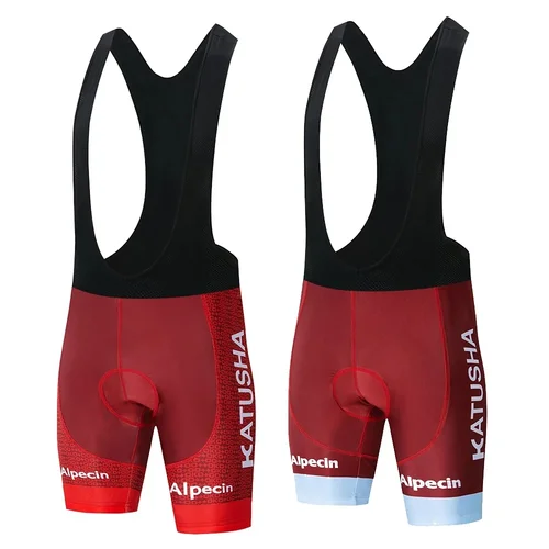 KATUSHA-Pantalones cortos de ciclismo de verano, almohadilla de gel 19D, pantalones cortos, pantalones cortos para bicicleta de montaña, ropa de ciclismo, ropa de bicicleta