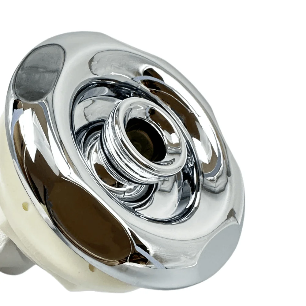 Buse de Jet de Baignoire à Fleurs Concaves, Couvercle Réglable, ABS Chrome, PVC, Énergie Corporel, Buse à Bulles, Φ 90mm