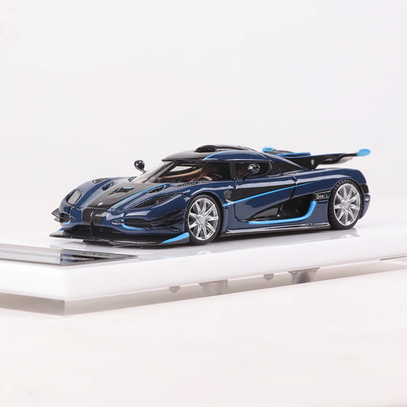 VMB 1:64  One 1 Blue Carbon Resin Model Car Limited Edition 999