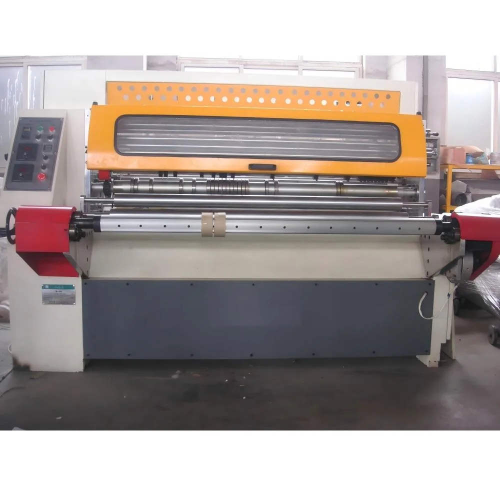 TUFQ1600G Woodworking Automatic Veneer Vertical Magnetic Cutting Machine Pvc Film  Paper Coil Slitting Machine
