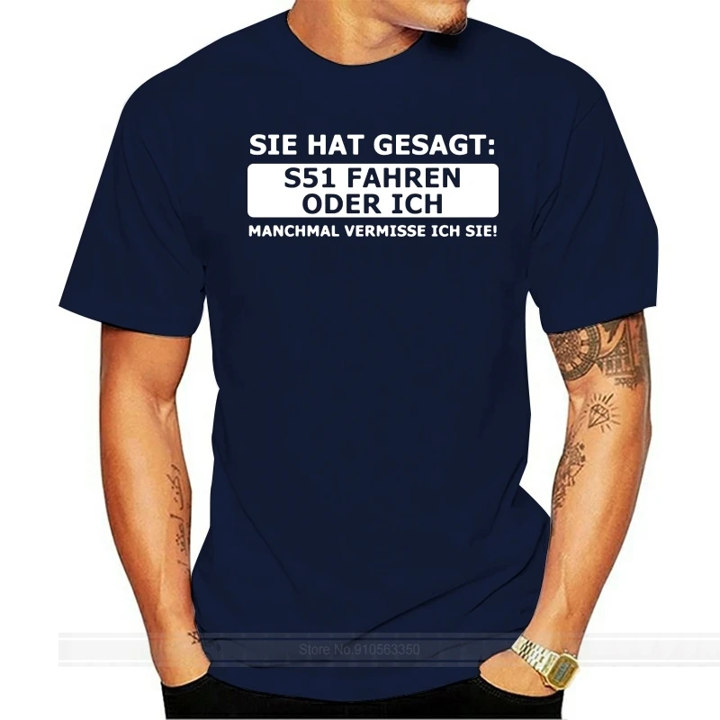 S51 fahren oder ich T-Shirt Simson Moped S50 S51 Schwalbe SR50 Trabi Trabant