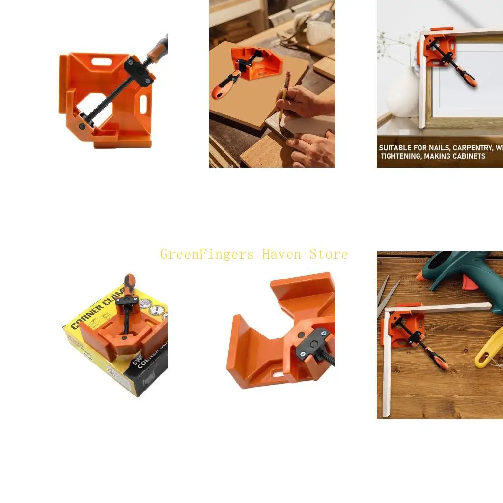 

F68D угловой зажим 90 ° Правоугольный апельсин для идеального подарка, который ваш друг семьи, чтобы сделать DIY Home для рам