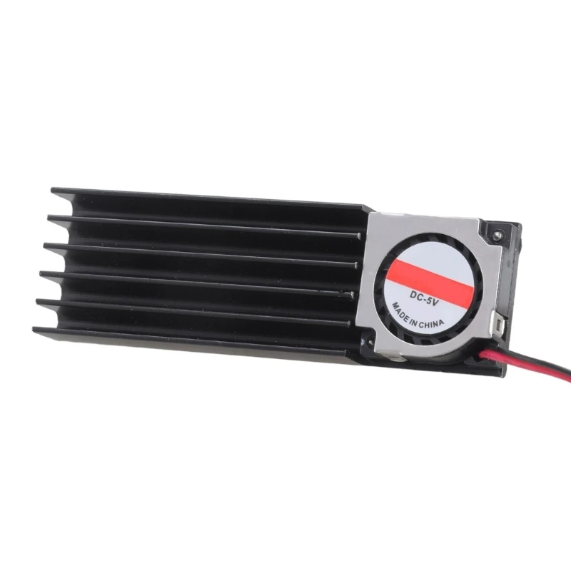 

Q22A Silver Plated Aluminum Coolers For 2280 NVMe SSD Prevents Overheating 5V Input