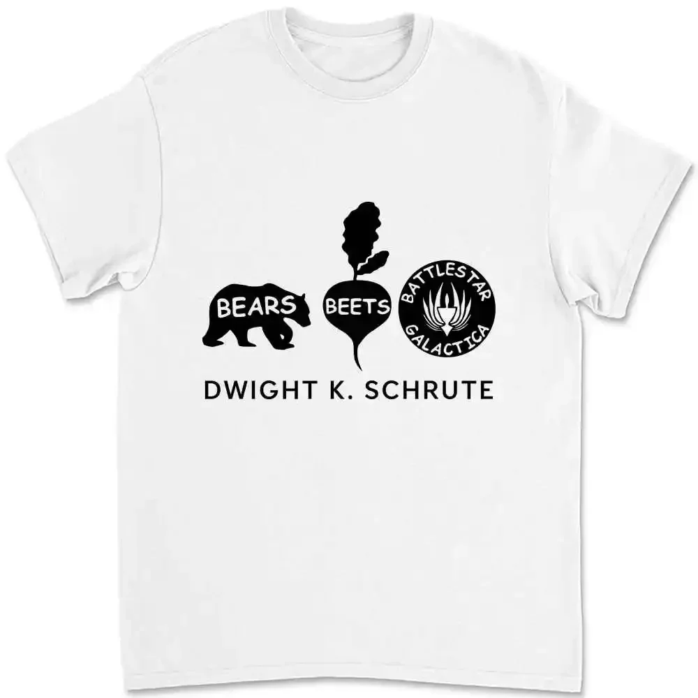 Bears Beets Battlestar Galactica Dwight K Schrute T-shirt AH22