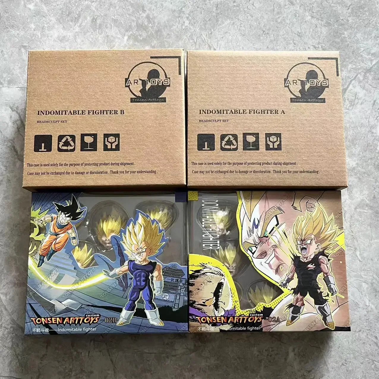 ในสต็อก Tonsenarttoys Dragon Ball Shf Sh Figuarts Cabeza Vegeta Majin Head Face อุปกรณ์เสริม Action Figure ของเล่นอะนิเมะ Figura