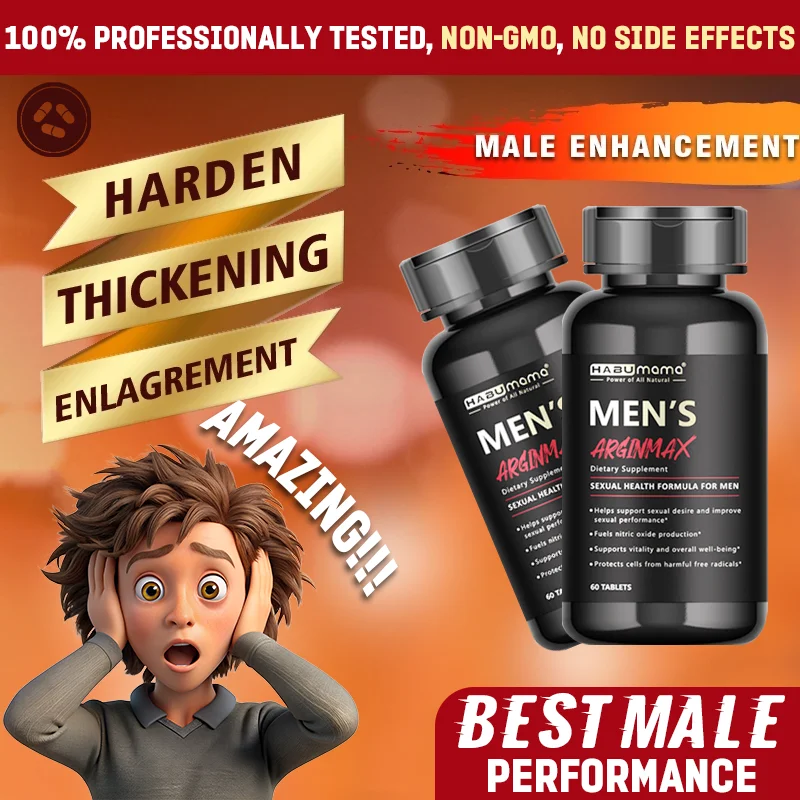 Best Male Enhancing Supplement With Arginine - Natural Muscle Builder Enlargement Pills & Test Booster