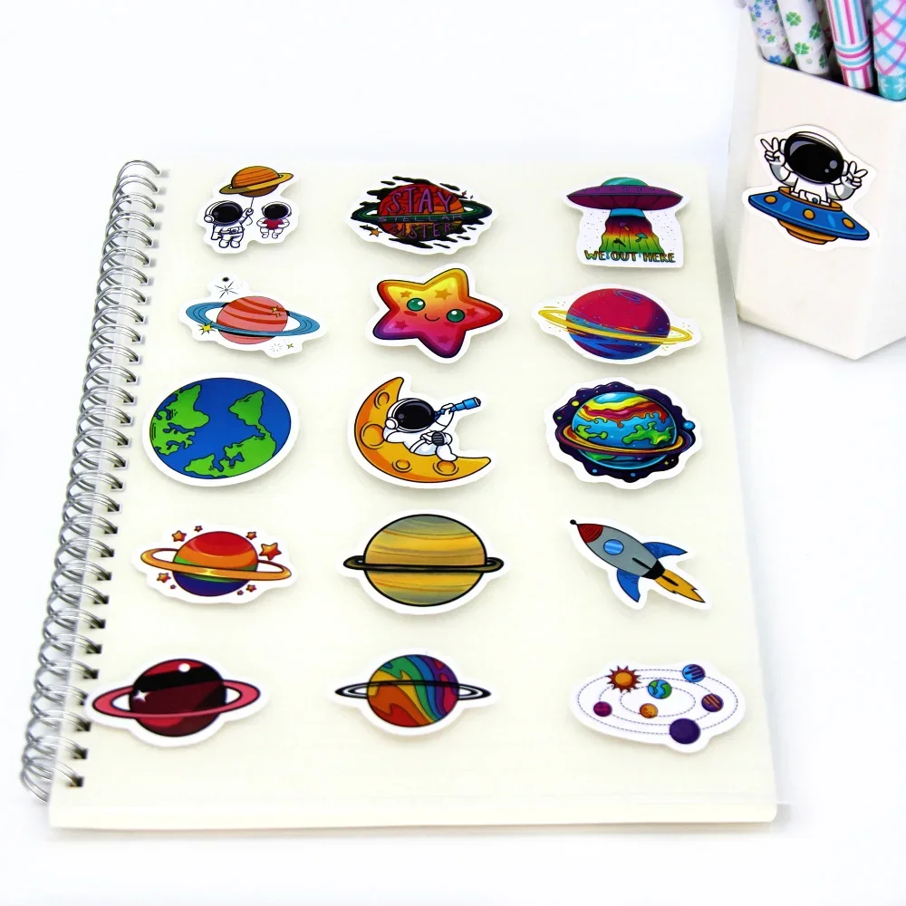 10/100 шт., милые наклейки в Корейском стиле