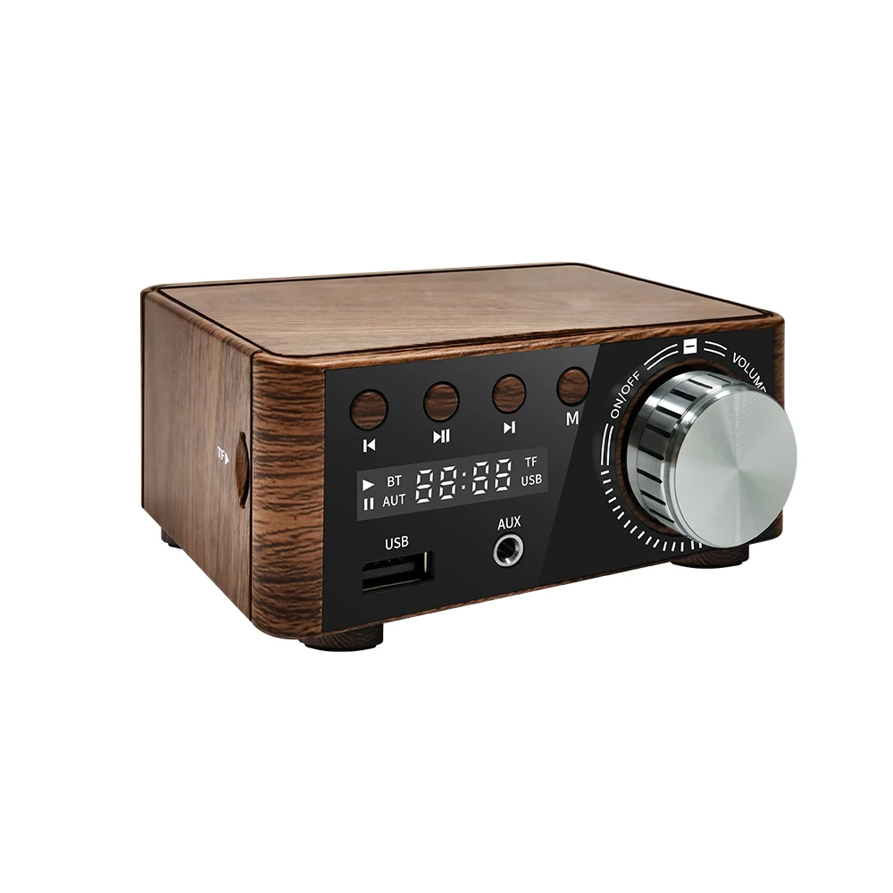 EGOLDEN-M212 Placa Amplificador De Potência Digital Bluetooth, Amplificadores De Áudio Classe D, Mini Hifi Febre Estéreo, MP3 Player