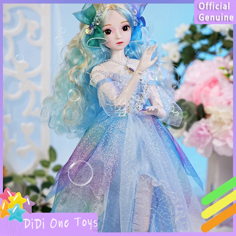 

58cm 3-Point Doll Ice Fantasy Princess Doll Toy Gift Box - Multi-Jointed Perfect Birthday Gift For Girls Genuine