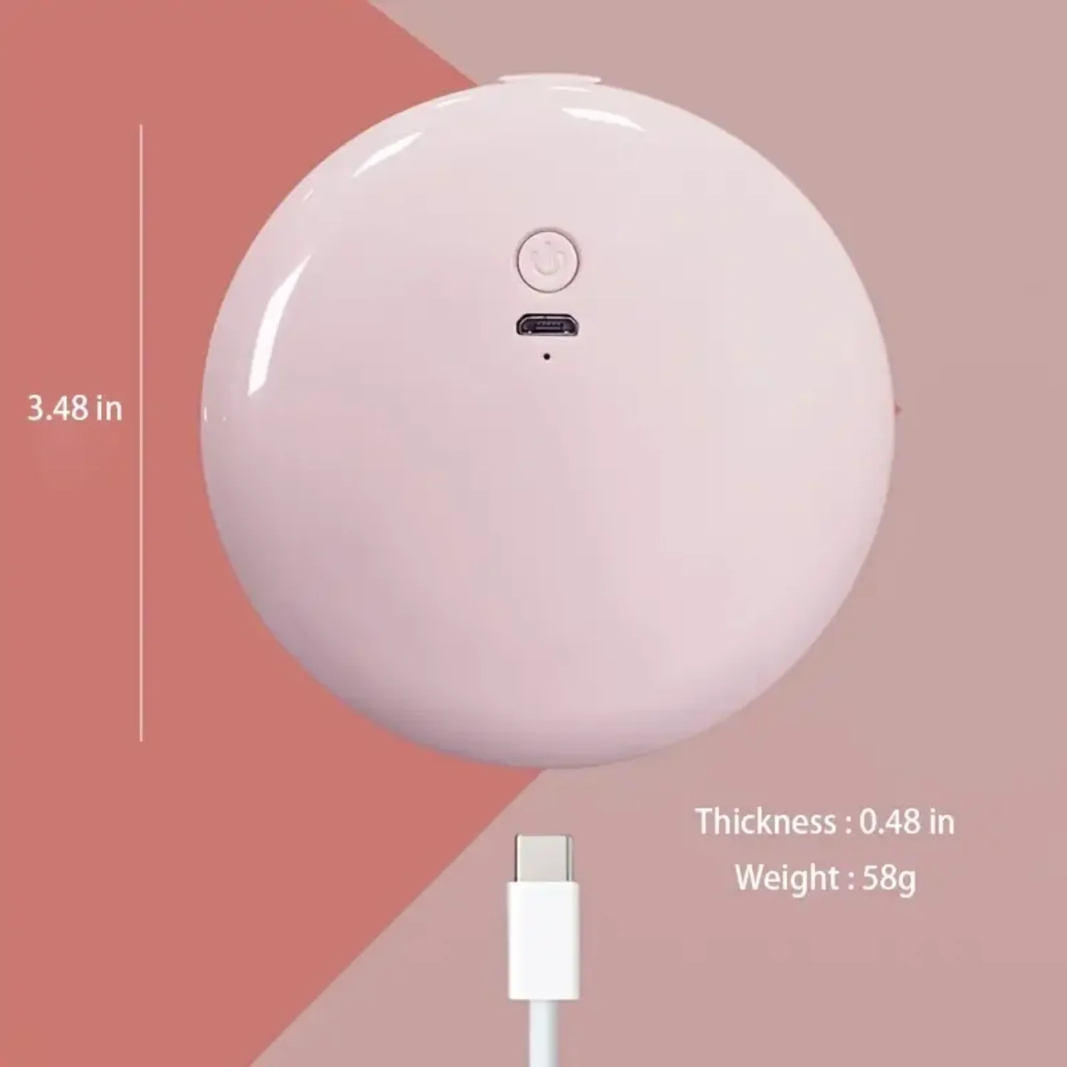 مرآة مكياج للسفر مضاءة بإضاءة LED من الجيل الثالث، مرآة مستحضرات تجميل مضيئة، تصميم محمول قابل للطي، جمال محمول على الوجهين M