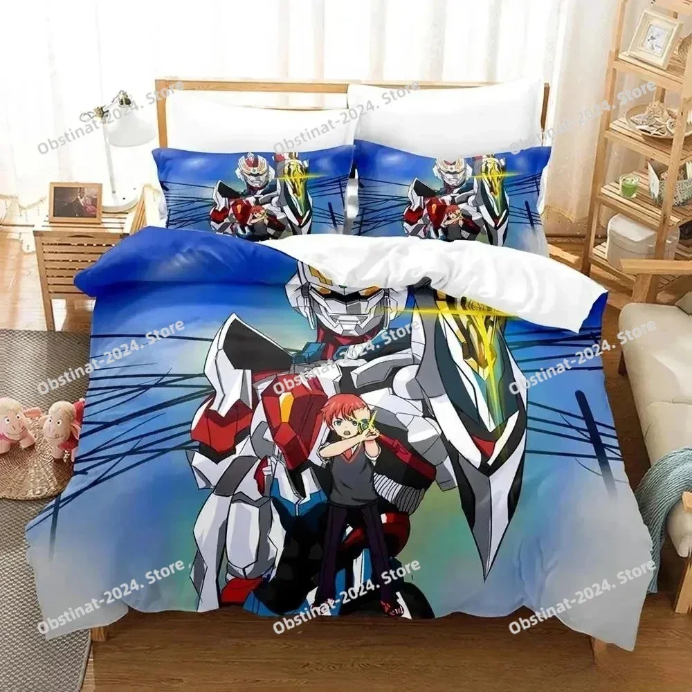 

SSSS.GRIDMAN Bedding Set Single Twin Full Queen King Size Bed Set Adult Kid Bedroom Duvet cover Sets Anime parure de lit Bed