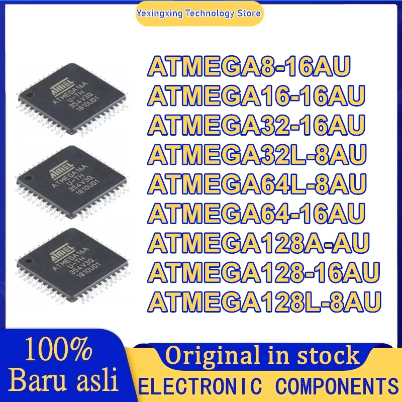 

ATMEGA8-16AU ATMEGA16-16AU ATMEGA32-16AU ATMEGA64L-8AU ATMEGA64-16AU ATMEGA128A-AU ATMEGA128-16AU ATMEGA128L-8AU ATMEGA32L-8AU