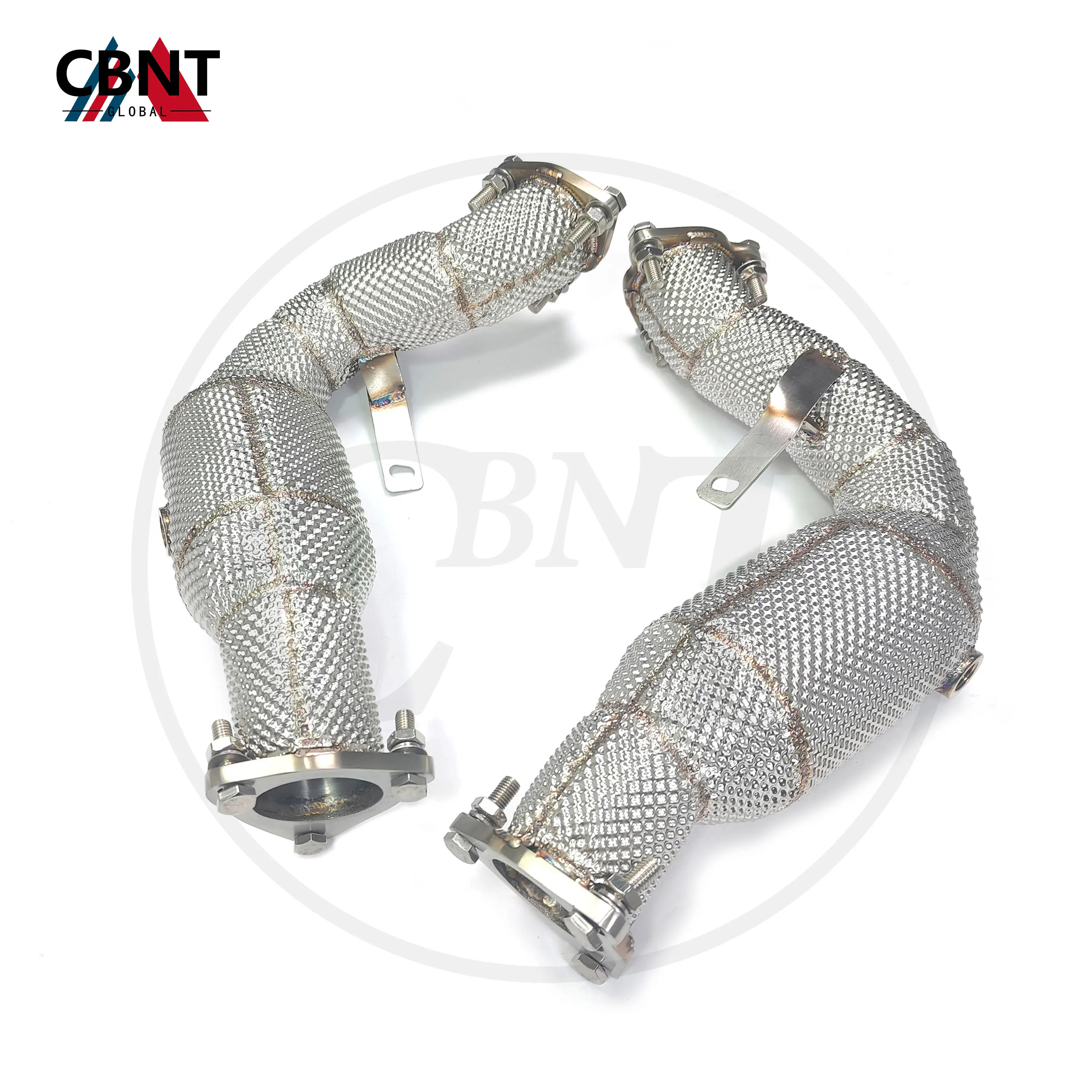 

CBNT Catted/Catless Downpipe for Audi A6 C7 3.0T Exhaust Headers with Catalytic Converter SS304 Stainless Steel Exhaust-pipe