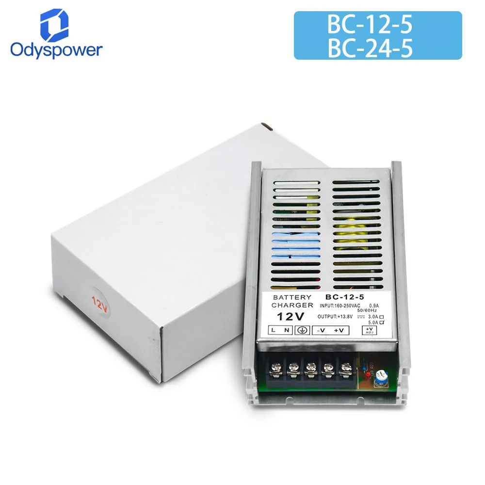 Generator accessories lead-acid battery 24V charger BC245 5A automatic floating charging battery charger BC125 BC-12-5/BC-24-5
