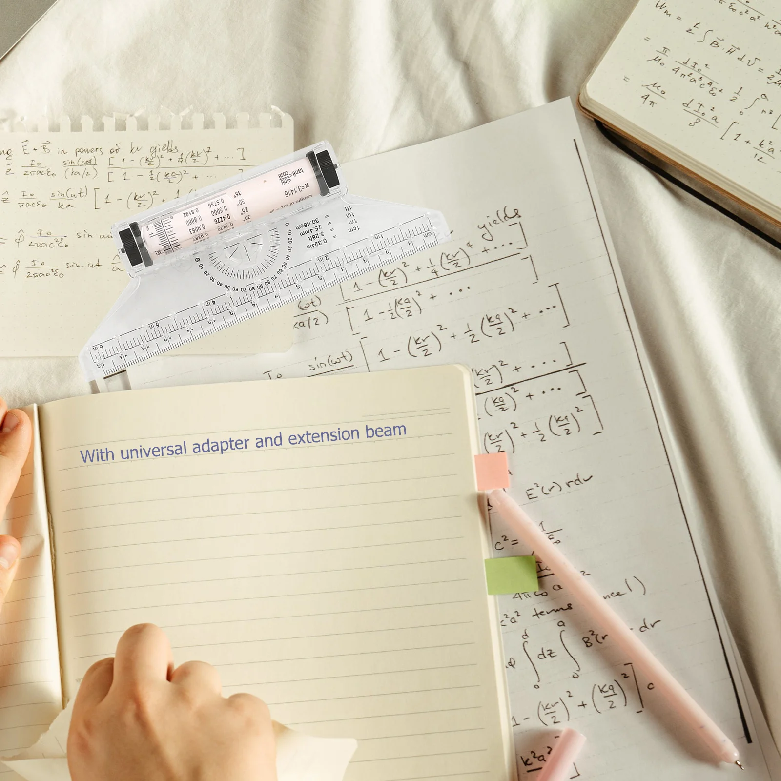 

2Pcs Plastic Drawing Ruler Rolling Parallel Measuring Tool Multifunctional Angle Scale Portable Drafting Tool for Designer