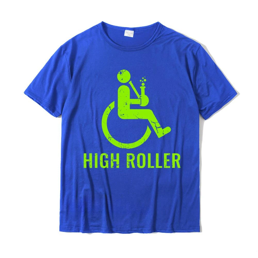 High Quality Camisa Cotton Men Top T-Shirts Casual Funny Handicap Shirt Disabled Amputee Humor Wheelchair Tshirts Homme T Shirt