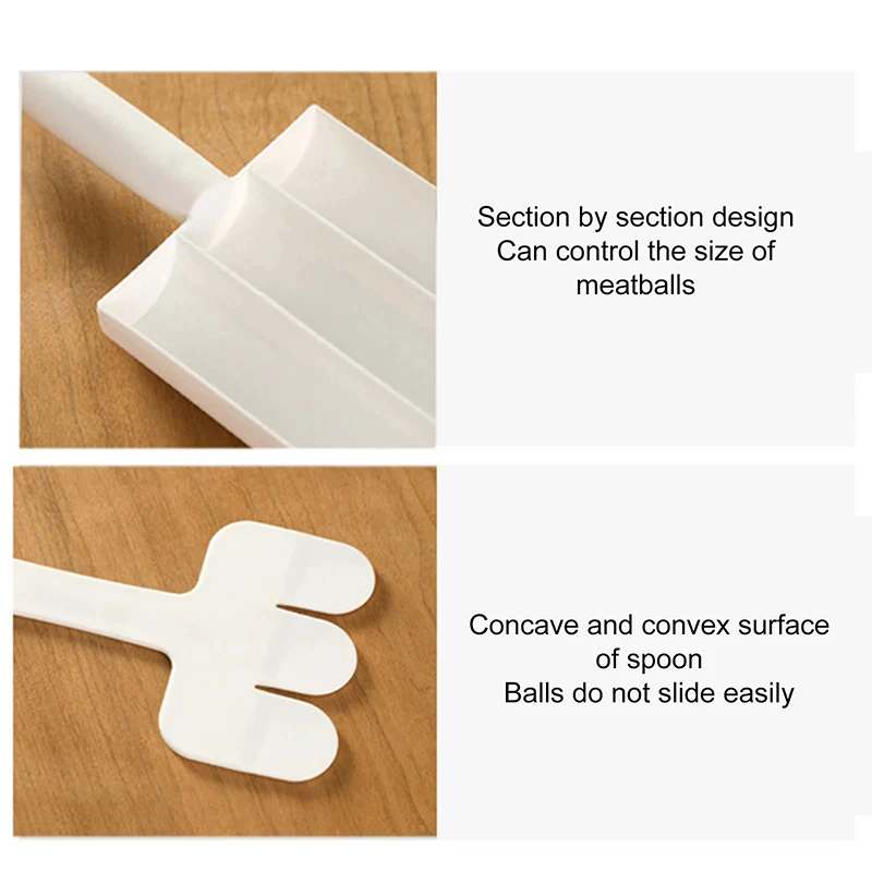 reative Plastic  Meatball Apparatus Maker Clip Fish Ball Rice Ball Making Mold Form Tool Kitchen Accessories Meat Baller Utensil