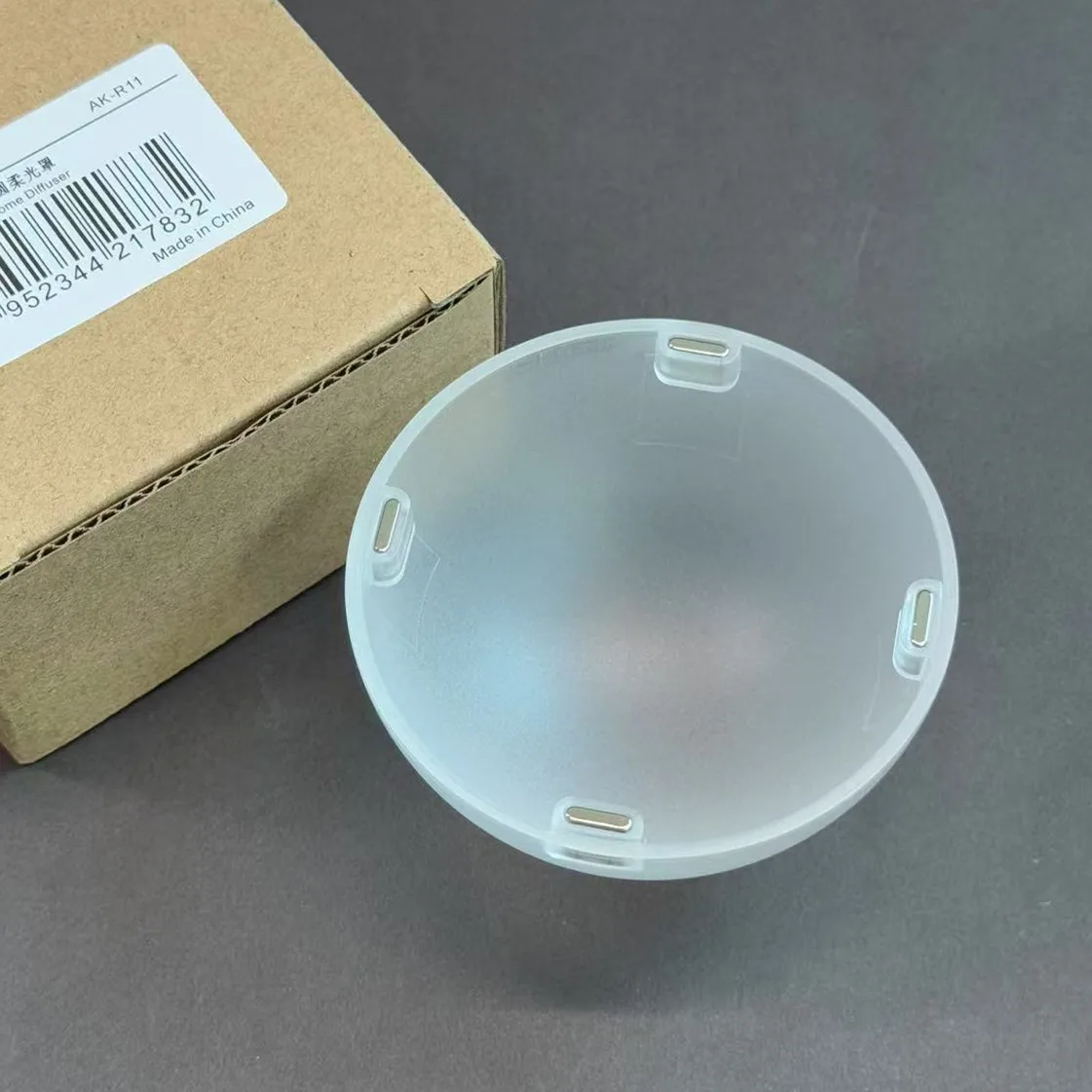AK-R11 Dome Diffuser Replacement for Godox V1 Round-Head Flash/for AD200/AD200Pro/for V1 Flash Series V1-S Spare Part