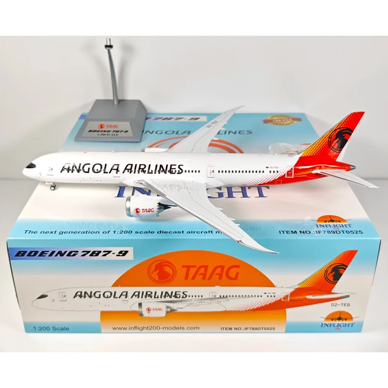 

Diecast 1/200 Scale Angolan Airlines B787-9 D2-TEQ Alloy Aircraft Model Collectible Decorative Toy