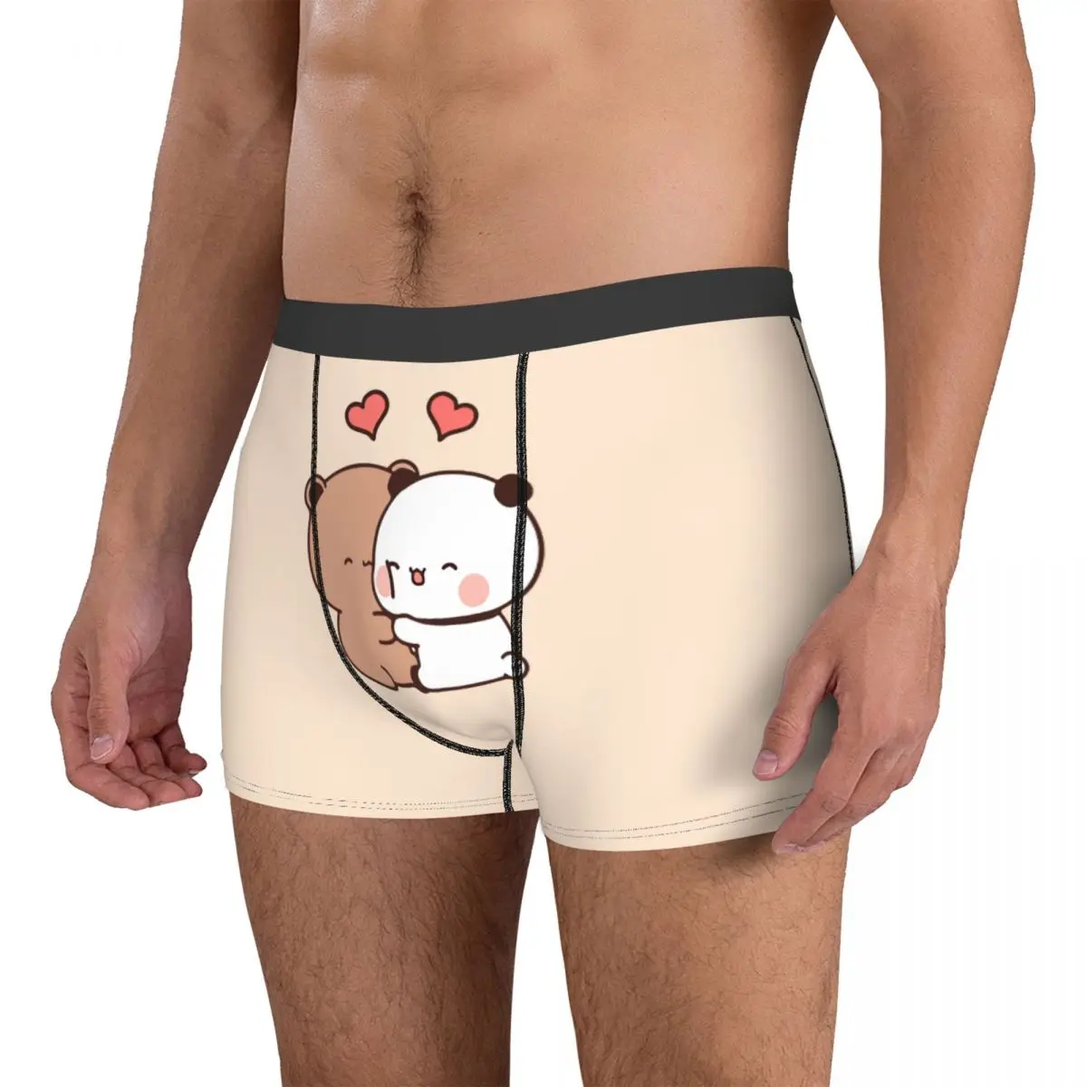 UWU slip Boxer da uomo Bubu Dudu Cartoon intimo altamente traspirante pantaloncini con stampa di alta qualità Idea regalo