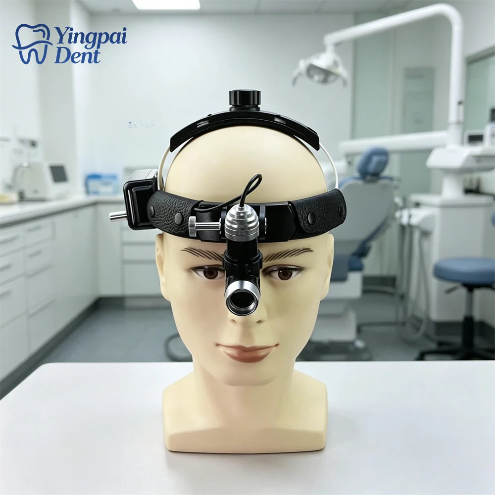 5W LED ENT Surgical Headlight Adjustable Brightness Spot Dental Head Lamp for Binocular Loupes Dental Lab Medical Operation Use