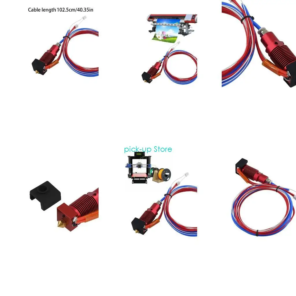 

Q5WA Ender 3 5 CR10 CR10S CR20 Hotend Hot End Extruder All Metal Upgrade