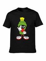 Marvin the Martian Funny T Shirt Cartoons Graphic Tee Men's Women's Cotton Tee All Sizes