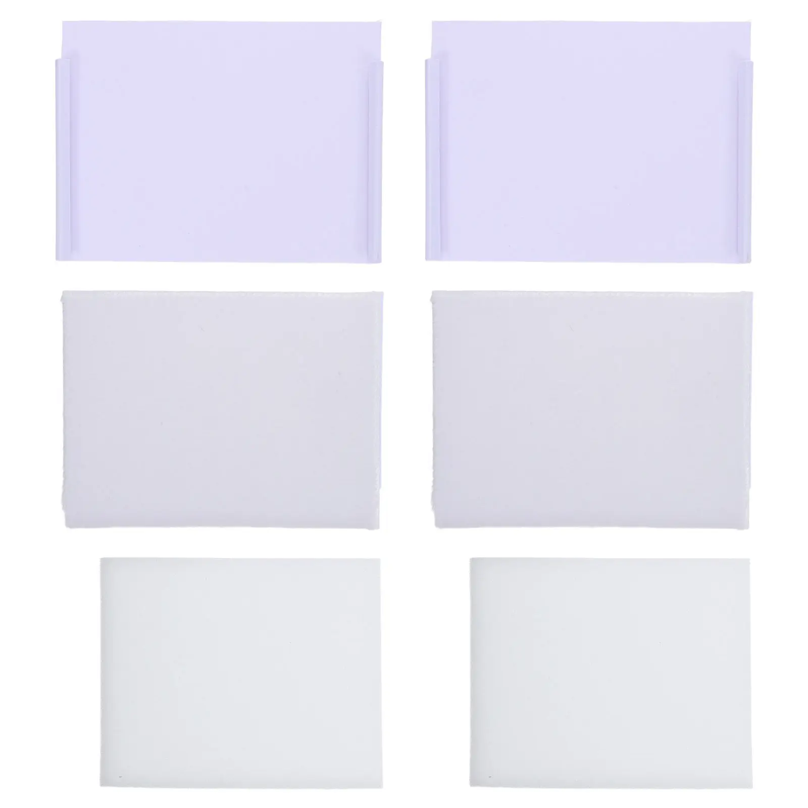 

6Pcs Edger Paint Pad Refills Compatible with Paint Edger Tool Interior Exterior Edge Corner Painting 4.7x3.5 Inch Professional