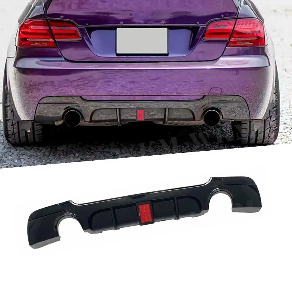 

Car Rear Bumper Diffuser With LED Light Replacement Style Accessories for BMW 3 Series E90 M Sport Gran Coupe 4 Door 2005 - 2012