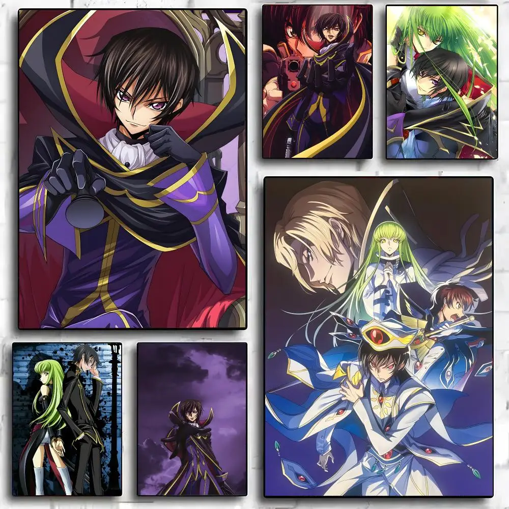 Renowned Animation C-Code Geass Poster Painting And Print Wall Art Picture For Home Room Decor Gifts