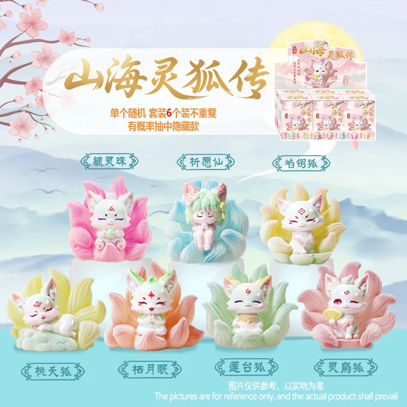 

Новый светящийся горный и морской дух, трансмиссия лисы, глухая коробка, плюшевая модная игровая настольная коробка, коробка-сюрприз, подарок на день рождения