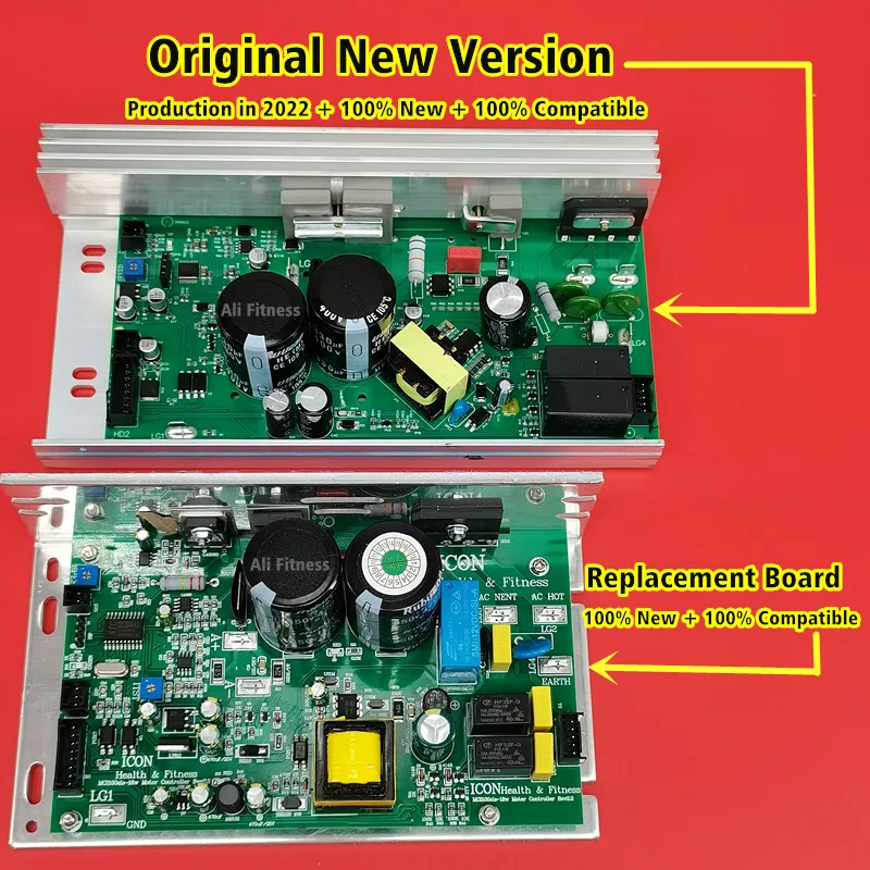 Treadmill Motor Controller MC2100ELS-18W MC2100ELS-18W-2Y Lower Control Board Power Supply Board for ICON PROFORM Nordic Track