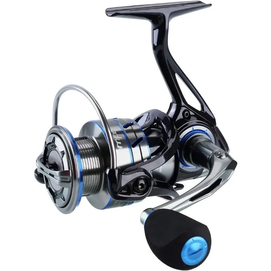 

Сверхлегкая магниевая спиннинговая катушка для ловли окуня, форели, сома, 10 + 1 BB, углеродное волокно, максимальное сопротивление 39 фунтов, плавная работа с