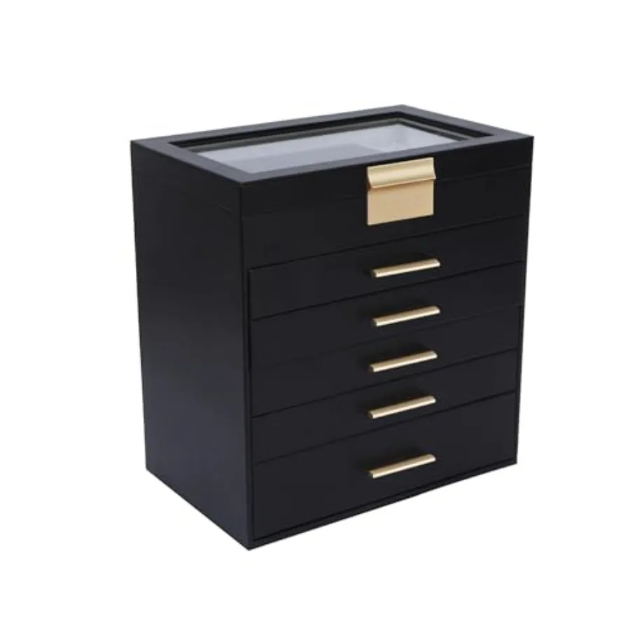 

Jewelry Boxes for Women, Large Jewelry Box for Necklace, Bracelet, Earrings, Rings Storage, Jewelry holder Organizer for Girls