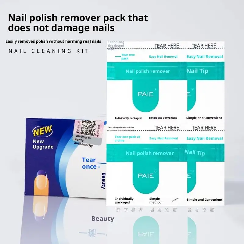 Professional Gel Polish Remover Wipes Nail Cleaner Wipes Nail Lacquer Polish Remover Paper Pads Nail Art Cleaner One Step