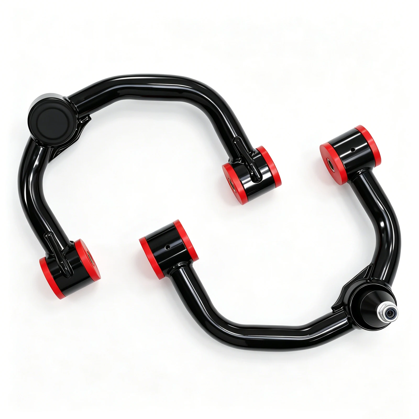 Adjustable 2-4in Lift Upper Control Arms for Ford F150 2004-2020, 2pcs Front Steel UCA with Greasable Ball Joint, Compatible with Trucks After 2-4