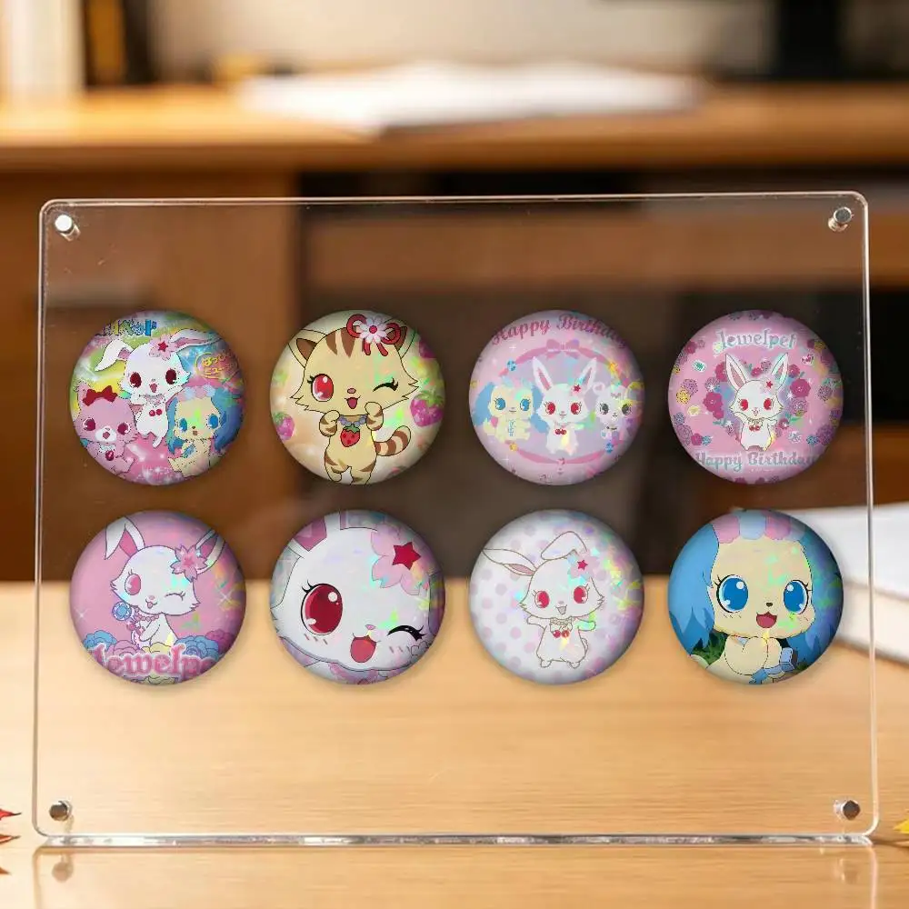 Anime Jewelpet Niedliche Kreative Weiche Anstecknadeln aus Weißblech mit Tiermotiven, Broschen, Reversnadeln, Rucksack-Abzeichen, Accessoires