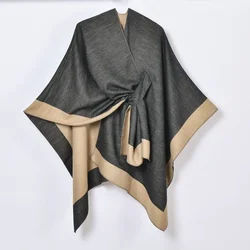 Women Blanket Shawl Wraps Poncho Stylish Fall Winter Soft Warm Cape Shawls Clothes For Women