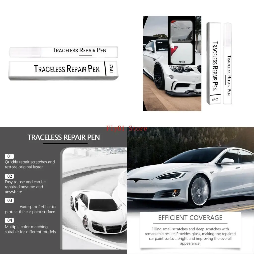 

Краткий ремонт краски Pend Pen Automotive Touch Up Pen Curb Rash Repair эффективно покрывает царапины для автомобилей колеса
