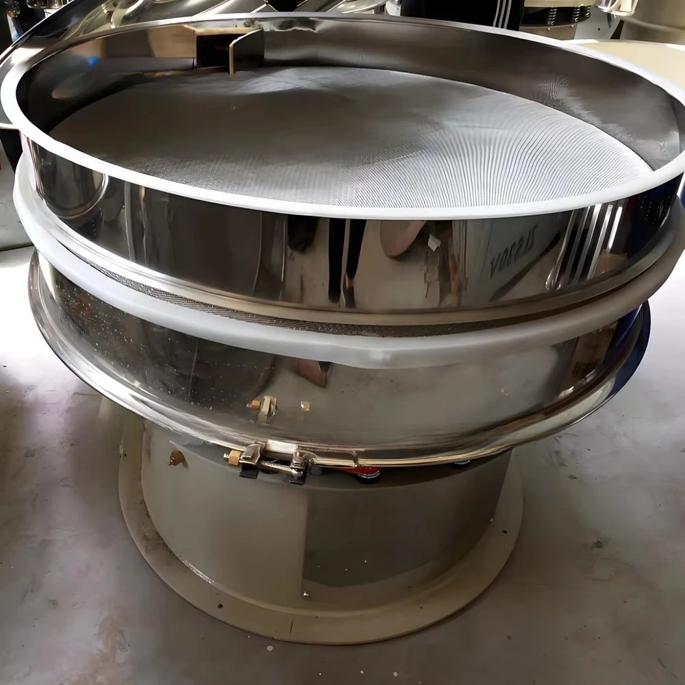 شاشة تهتز دوارة مستديرة منخل الدقيق | آلة غربال المسحوق والحبيبات عالية الدقة للأغذية والصناعة الكيميائية #6